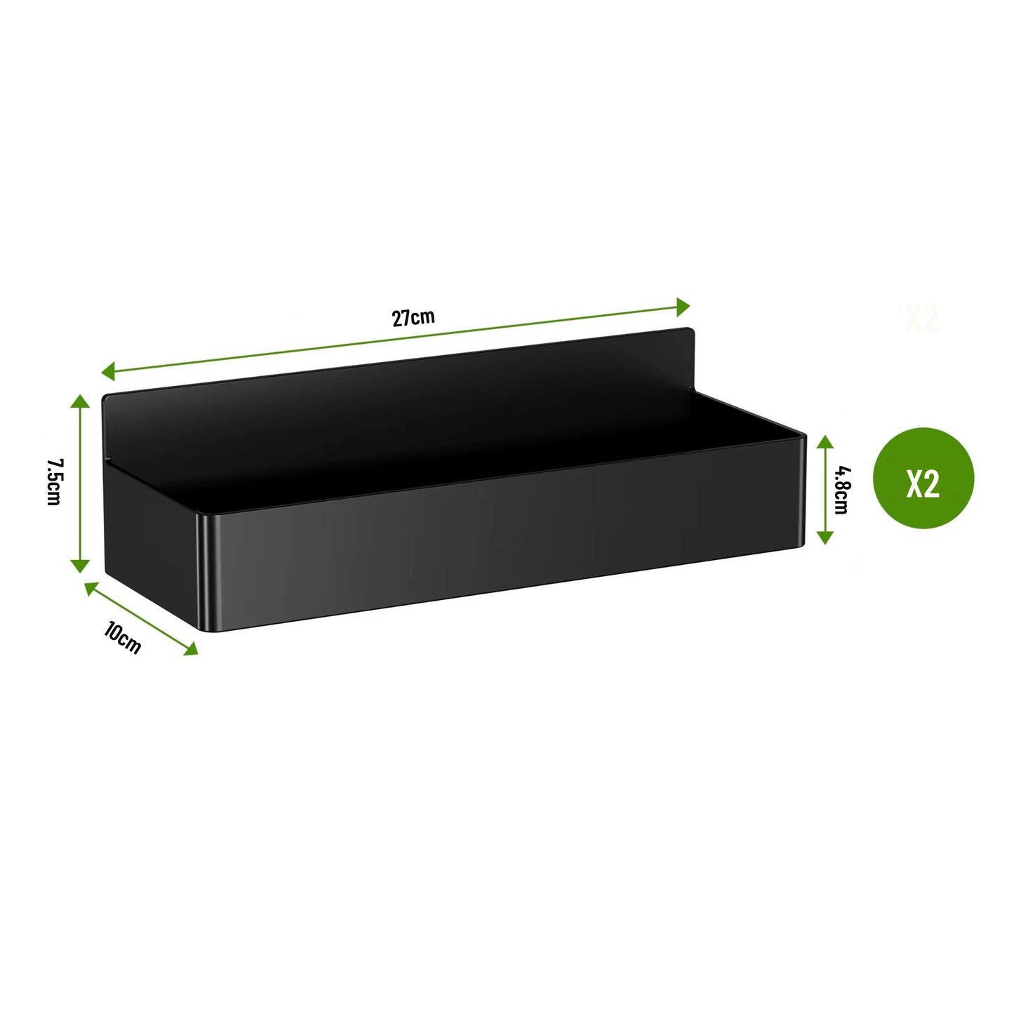 SpiceMate – Magnetisch Kruidenrek (Set van 4) | Zonder Boren | Draagkracht tot 3 kg