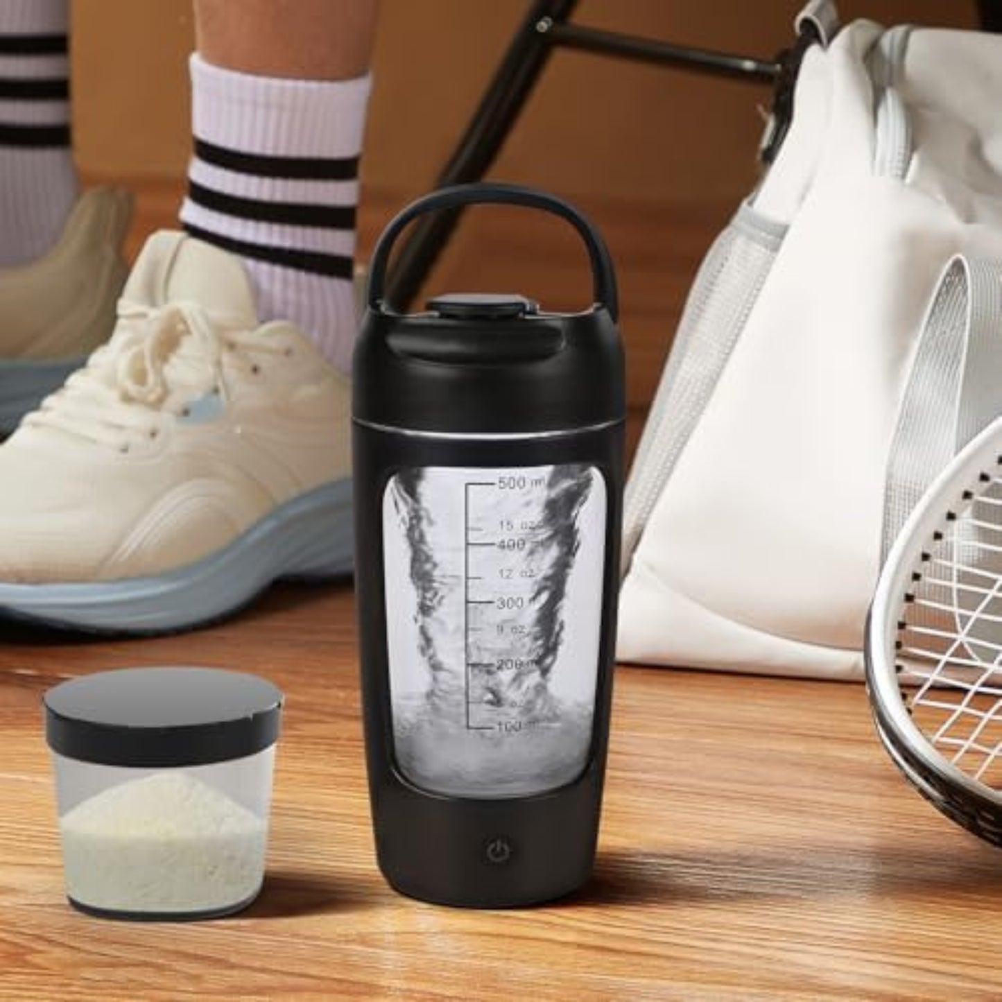 PowerMix Pro Elektrische Shaker – USB Oplaadbaar