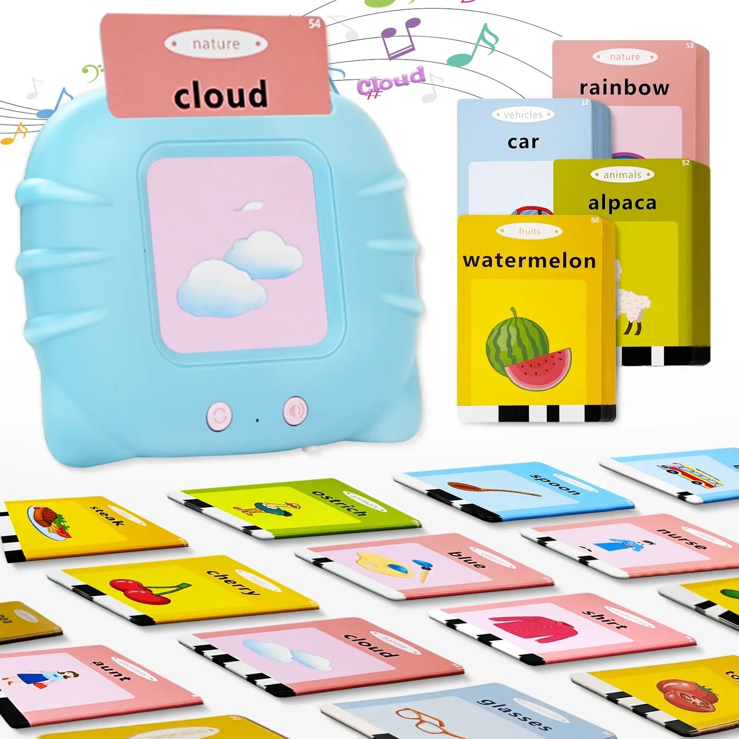 Pratende Flashcards voor kinderen