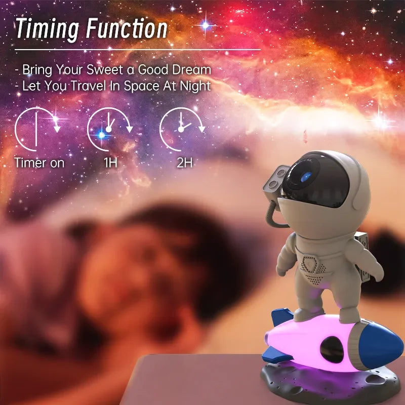 Astronaut Galaxy Projector Nacht Lamp