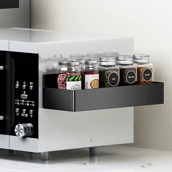 SpiceMate – Magnetisch Kruidenrek (Set van 4) | Zonder Boren | Draagkracht tot 3 kg