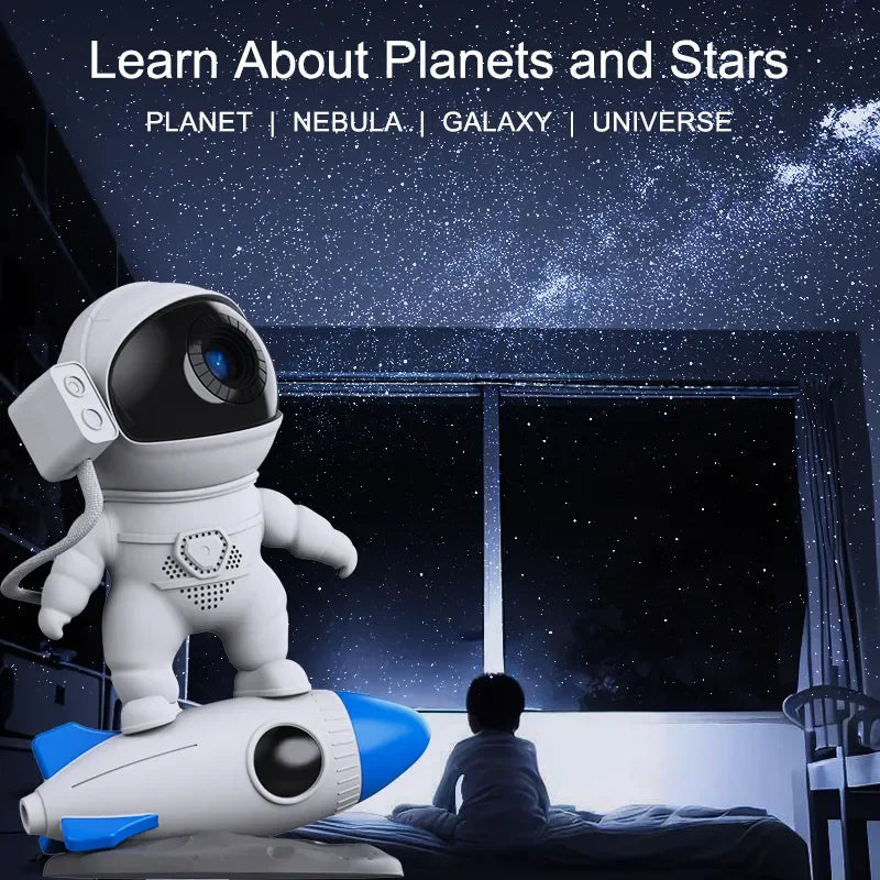Astronaut Galaxy Projector Nacht Lamp