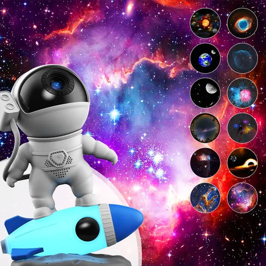 Astronaut Galaxy Projector Nacht Lamp